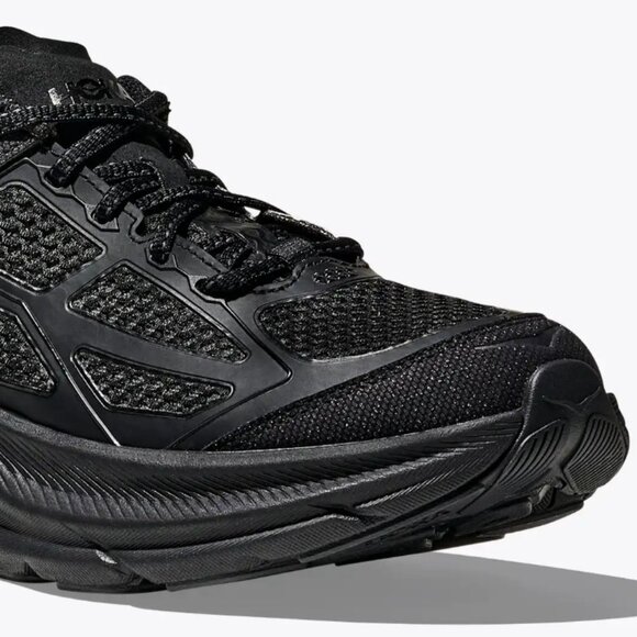 Hoka One One Clifton One9 Black 1155370-BBNB - US Mens 9.5 - Picture 3 of 6